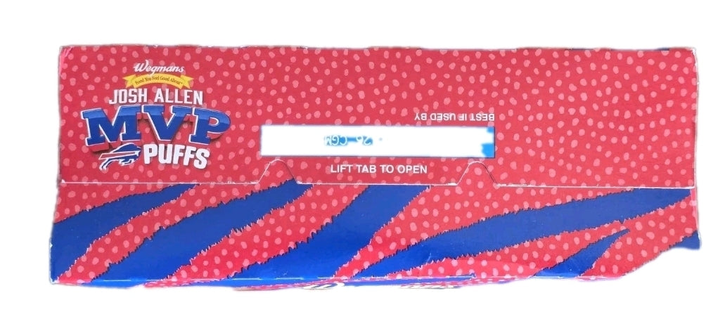 Wegmans MVP Puffs Cereal – Limited Edition Buffalo Bills 15.3 oz Box New Sealed