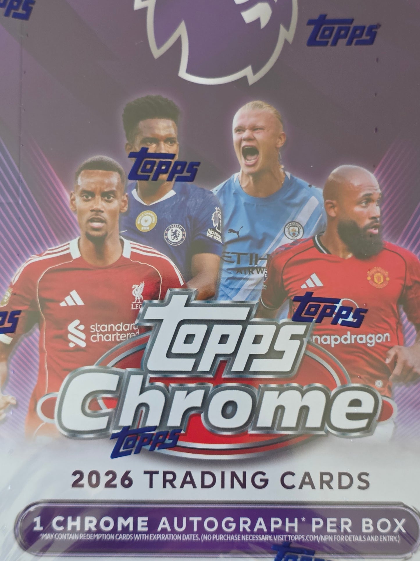 2026 Topps Chrome Premier League - Soccer Hobby Box