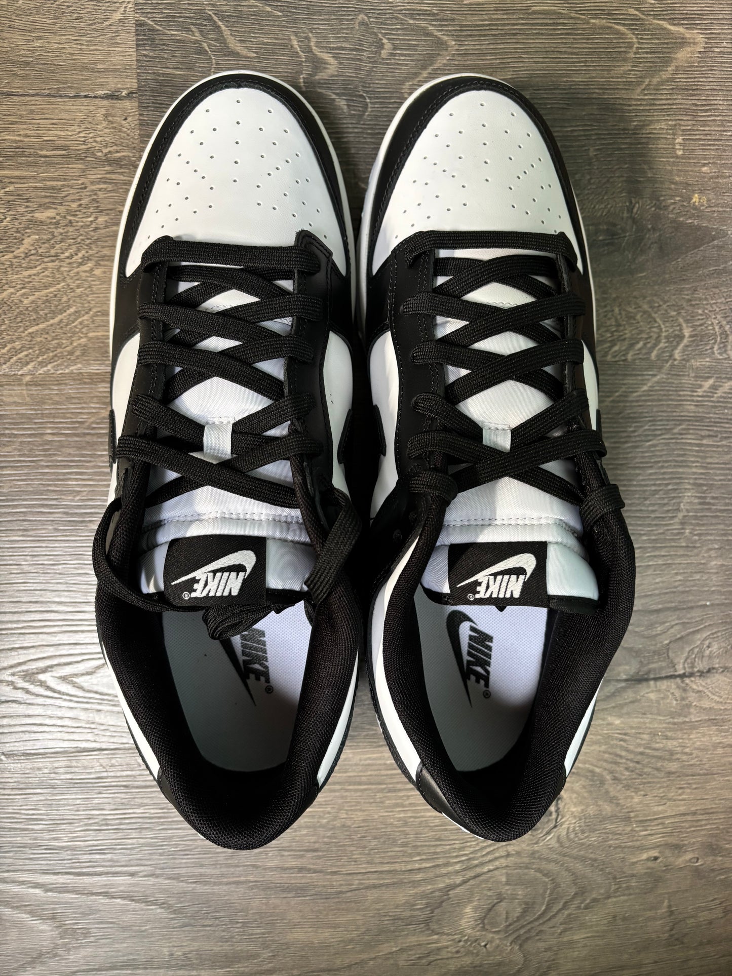 New Size 13 Men's Nike Dunk Low Retro Shoe '80s Color Block Panda DD1391-100