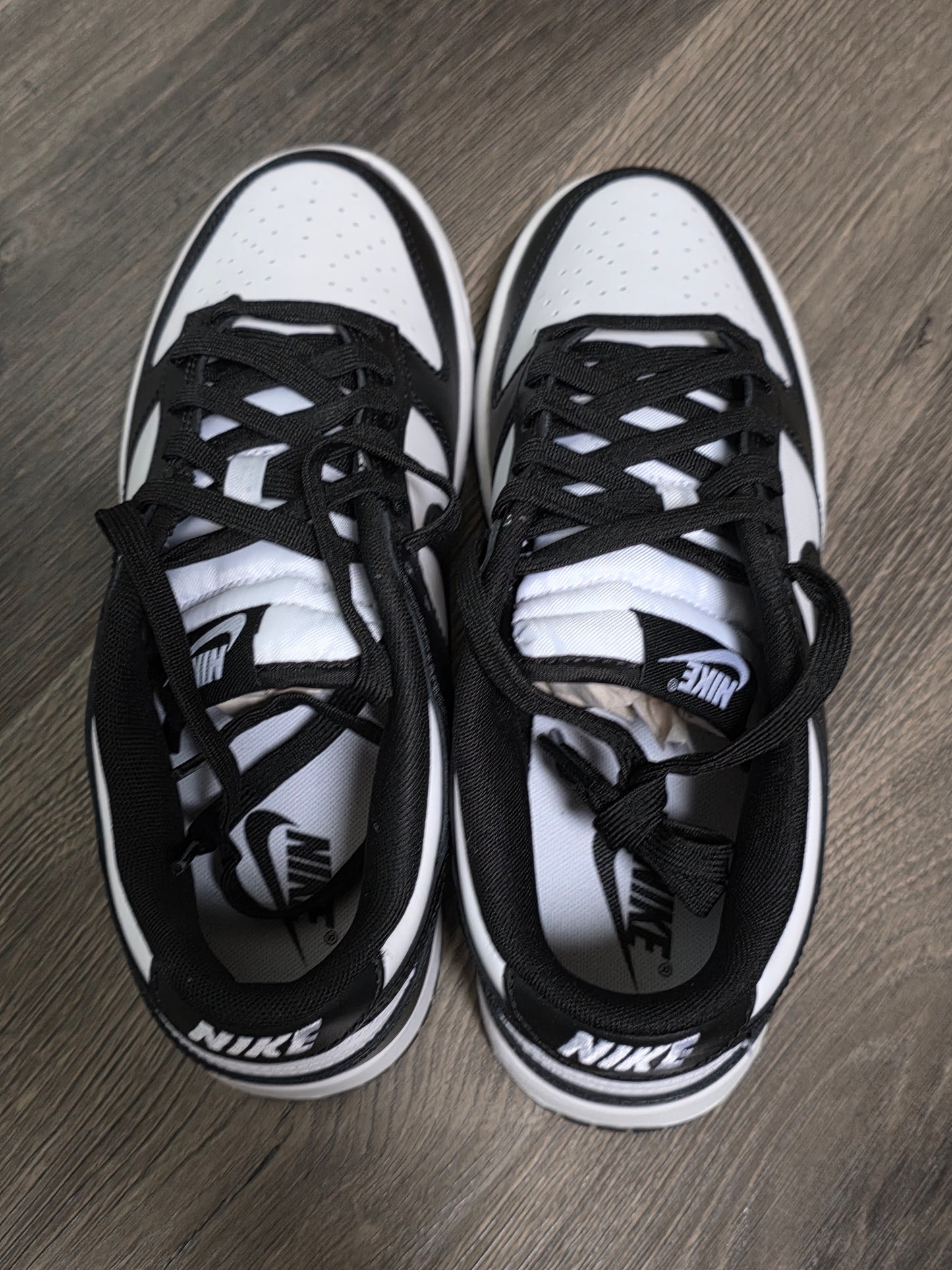New Nike Dunk Low Retro White Black Panda DD1391-100 US Size 8.5