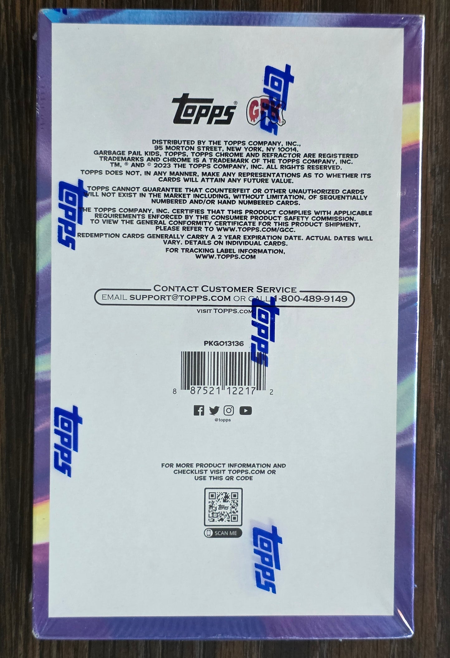2023 Topps Garbage Pail Kids Chrome Hobby Box – Sealed