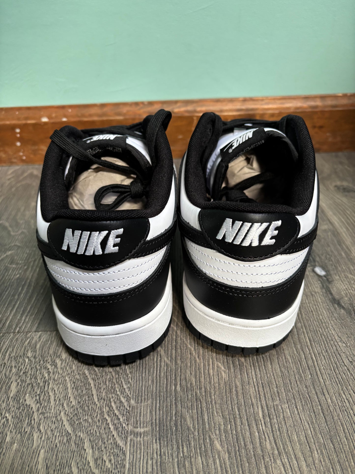 New Size 13 Men's Nike Dunk Low Retro Shoe '80s Color Block Panda DD1391-100