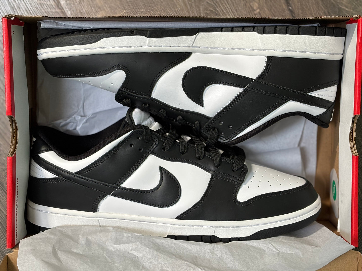 New Size 13 Men's Nike Dunk Low Retro Shoe '80s Color Block Panda DD1391-100