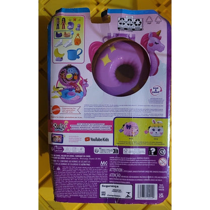 Polly Pocket Micro Doll Sparkle Cove Adventure Unicorn Floatie Damaged Box