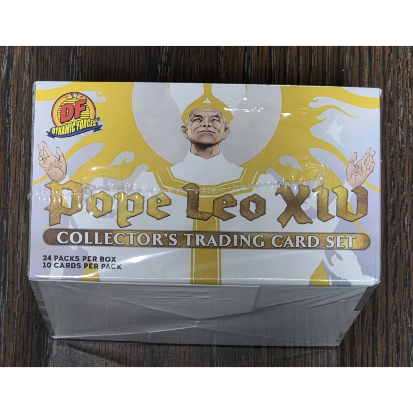 2025 Dynamic Forces Pope Leo XIV Collector's Trading Card Hobby Box 24 Packs