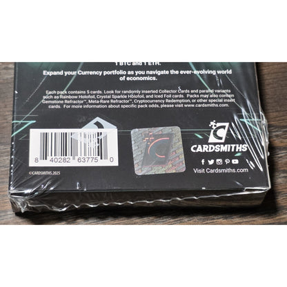 Cardsmiths Currency Series 5 Trading Card Box - 2 Packs Per Box 2025 Crypto