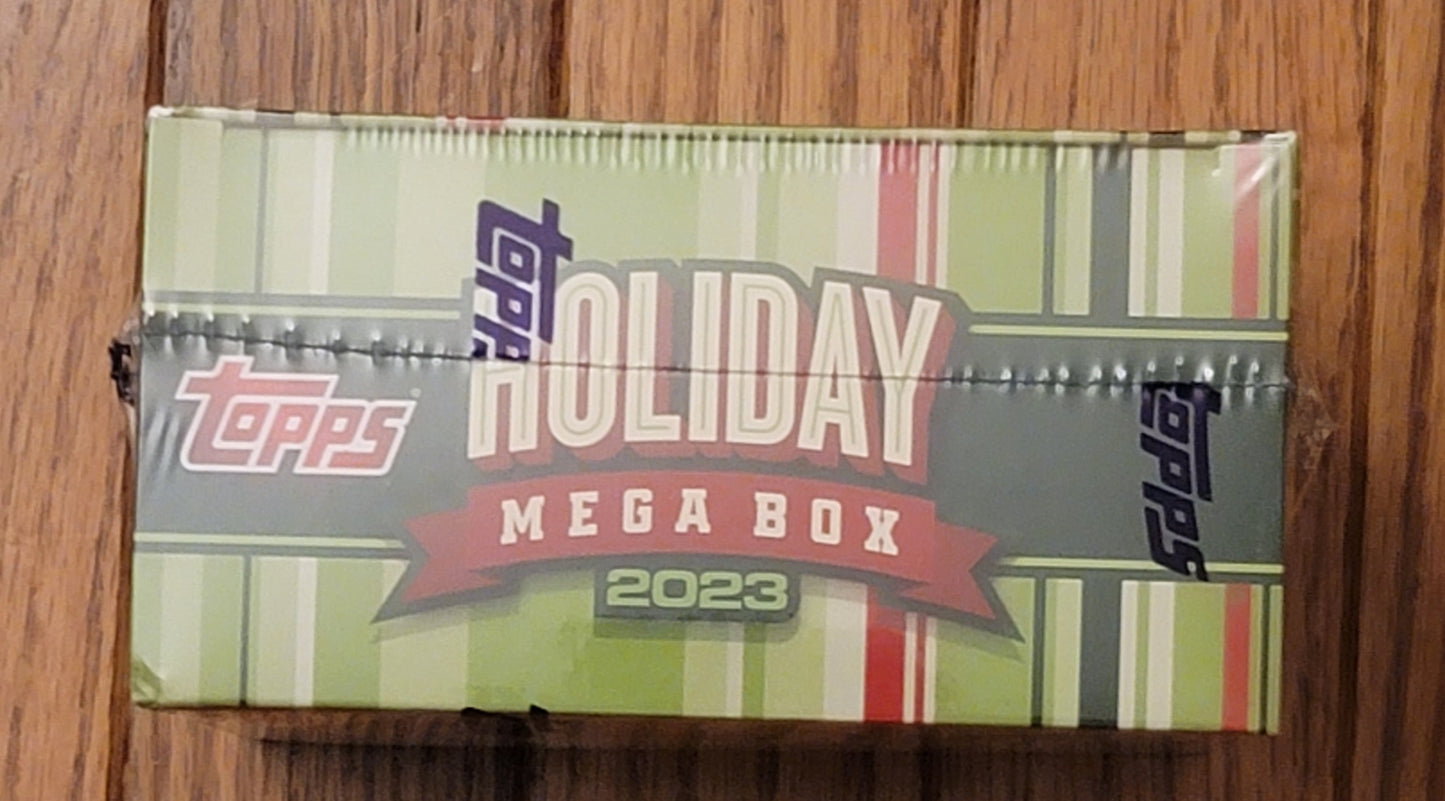 2023 Topps Holiday 10 Pack Mega Box Baseball Trading Cards Relic or  Auto