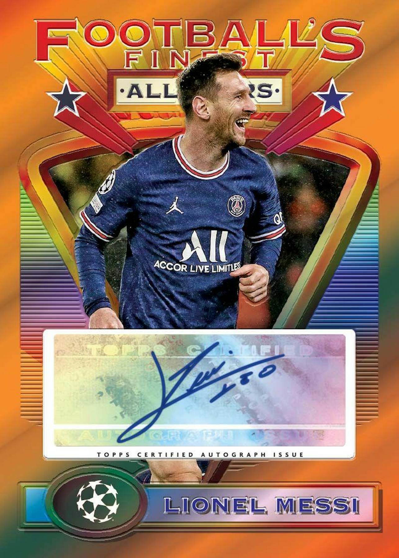 2021-22 Topps UEFA Champions League Finest Flashbacks Factory Sealed Box