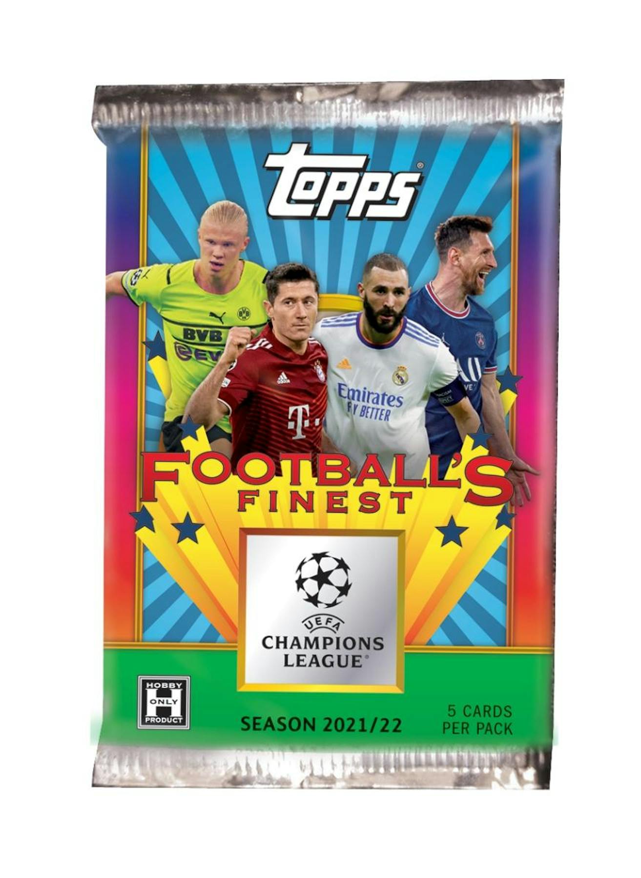 2021/22 Topps UEFA Champions League Finest Flashbacks Soccer Hobby Box