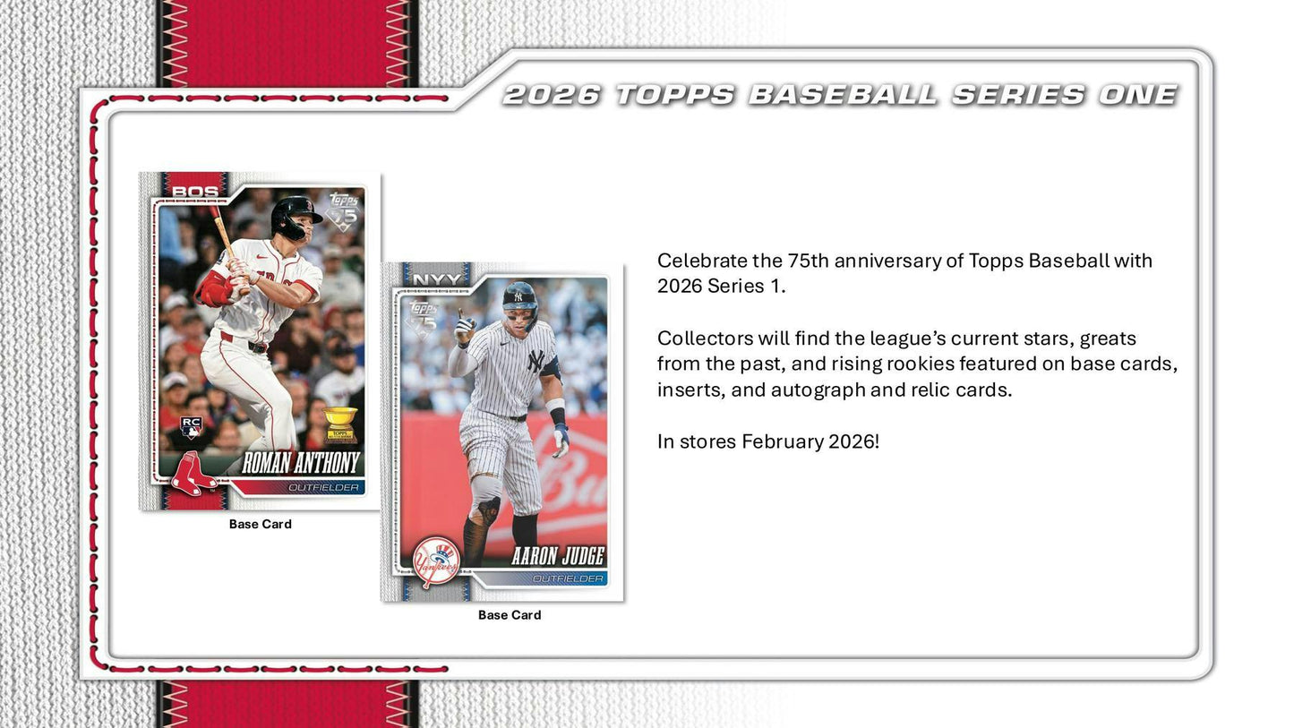2026 Topps Series 1 Baseball Hanger Box