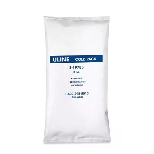 Uline S-19785 3oz Non Toxic Cold Packs For Lunch Boxes 10 Pack