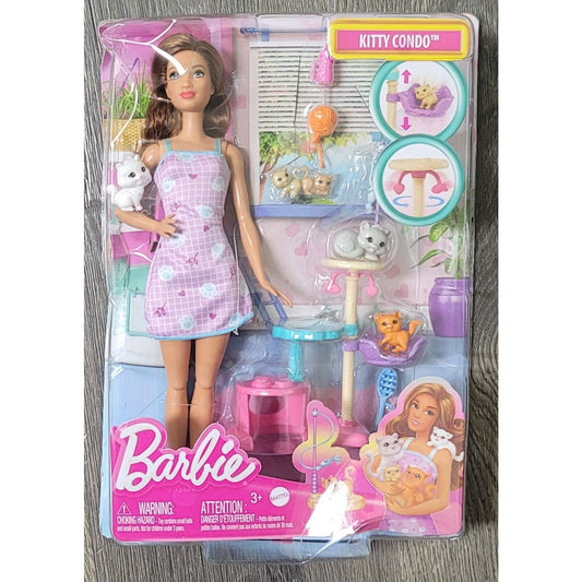 Barbie Kitty Condo Doll and Pets Playset