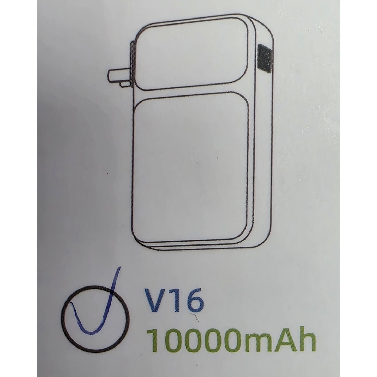 10000mAh Portable Power Bank with Built-in AC Plug & Multiple Output Ports
