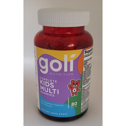 2x Goli Nutrition Complete Kids Multi Gummies 80 Pieces Expires 12/2024