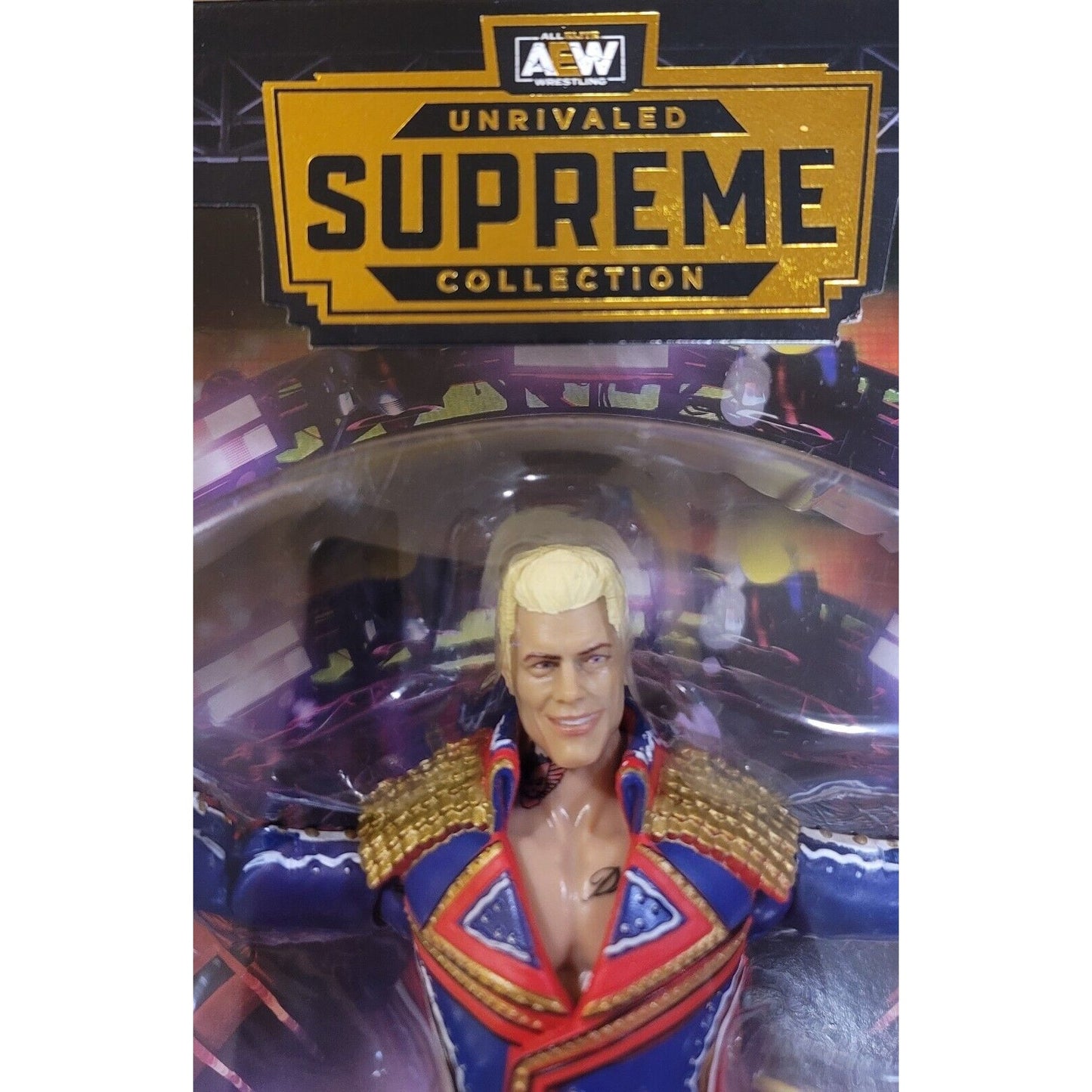 Jazwares AEW Supreme American Nightmare Cody Rhodes MISB WWE NXT TNA NJPW