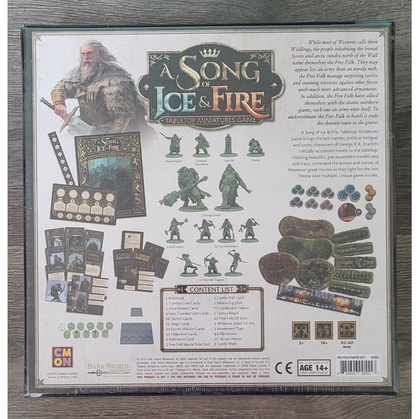 A Song of Ice and Fire Starter Set - Free Folk - Miniatures Game NEW!