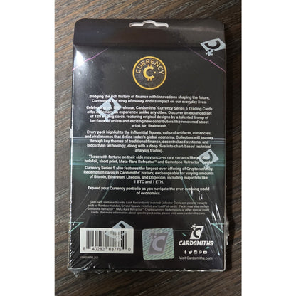 Cardsmiths Currency Series 5 Trading Card Box - 2 Packs Per Box 2025 Crypto