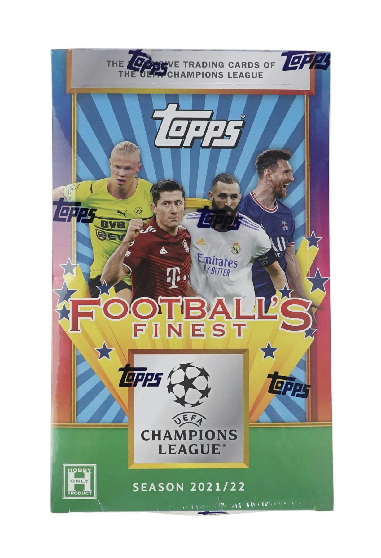 2021-22 Topps UEFA Champions League Finest Flashbacks Factory Sealed Box