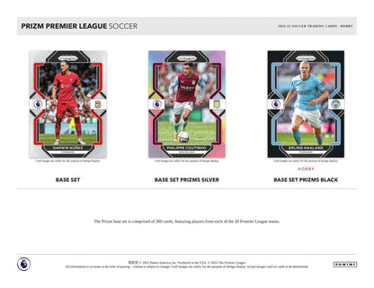 2022/23 Panini Prizm Premier League EPL Soccer Retail Box