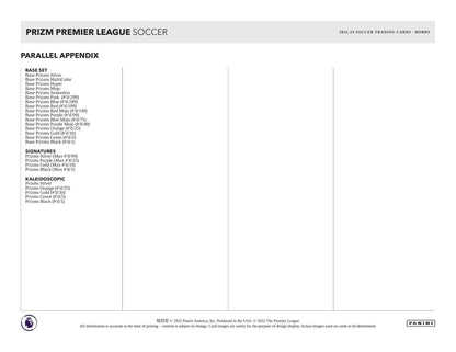 2022/23 Panini Prizm Premier League EPL Soccer Retail Box