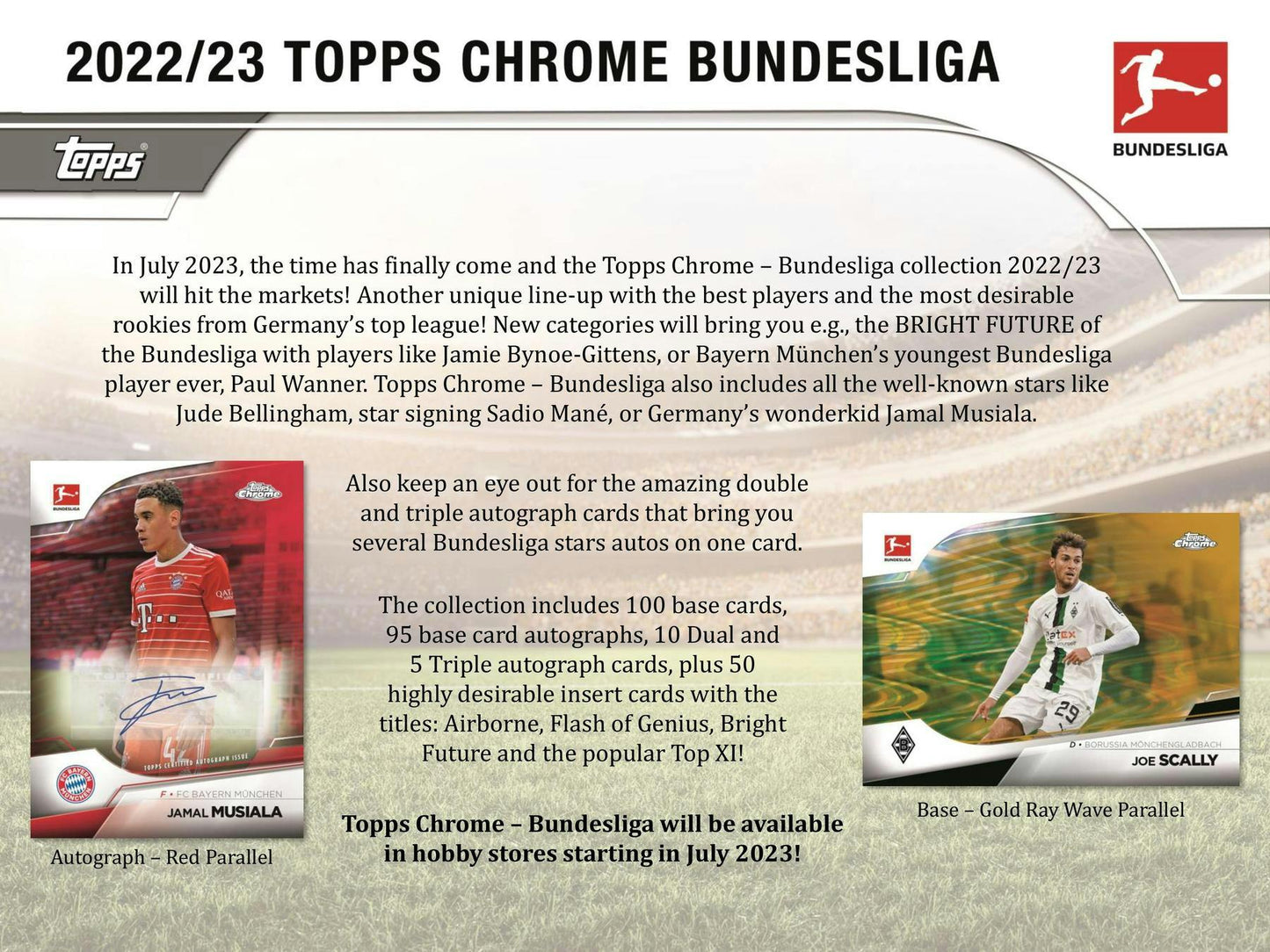 2022/23 Topps Chrome Bundesliga Soccer Hobby Box