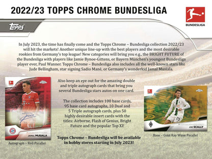 2022/23 Topps Chrome Bundesliga Soccer Hobby Box