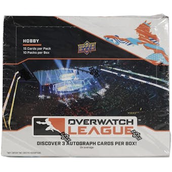 2023 Upper Deck Overwatch League Season 4 Hobby Box 10 Packs Per Box