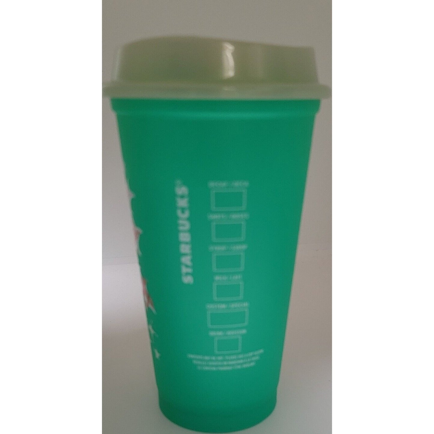 2024 STARBUCKS HOLIDAY GREEN 16oz GRANDE HOT CUP