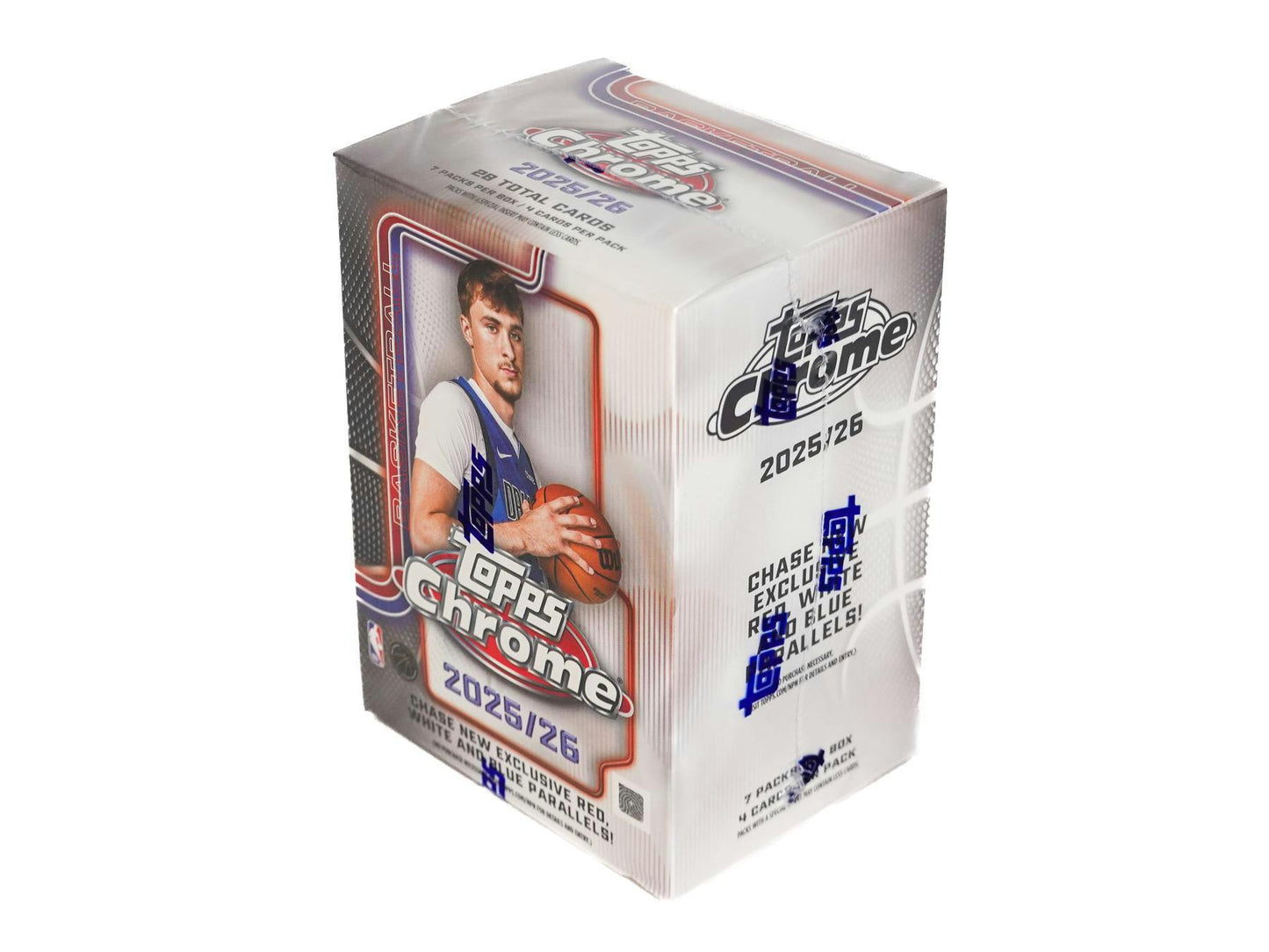2025/26 Topps Chrome Basketball 7-Pack Blaster Box