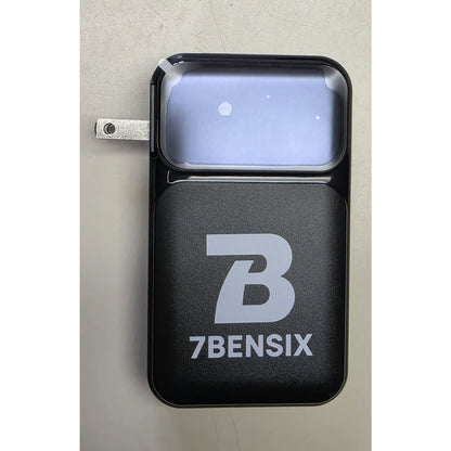 10000mAh Portable Power Bank with Built-in AC Plug & Multiple Output Ports