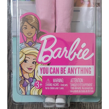 Barbie Mattel You Can Be Anything Nurse Career Doll with Stethoscope 12"