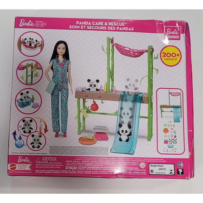 NEW Barbie Panda Care and Rescue Vet Doll Playset 2022 Mattel HKT77