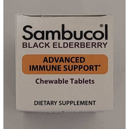 3 Pack SAMBUCOL Black Elderberry Immune Support 3 X 30 Tabs Exp 07/25