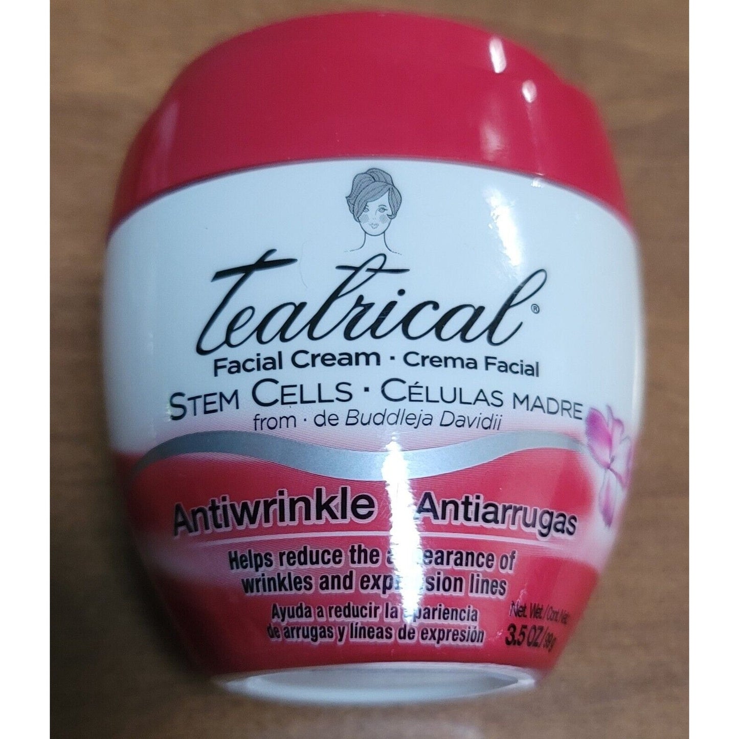 3x Teatrical Facial Cream Stem Cells Antiwrinkle 3.5 oz Each Reduces Wrinkles