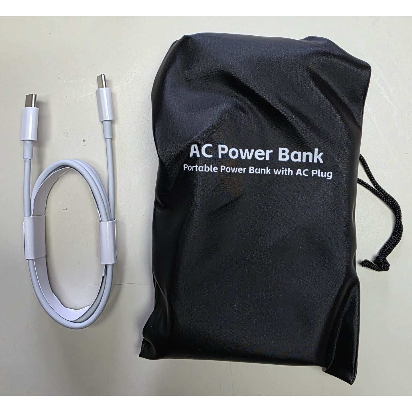 10000mAh Portable Power Bank with Built-in AC Plug & Multiple Output Ports