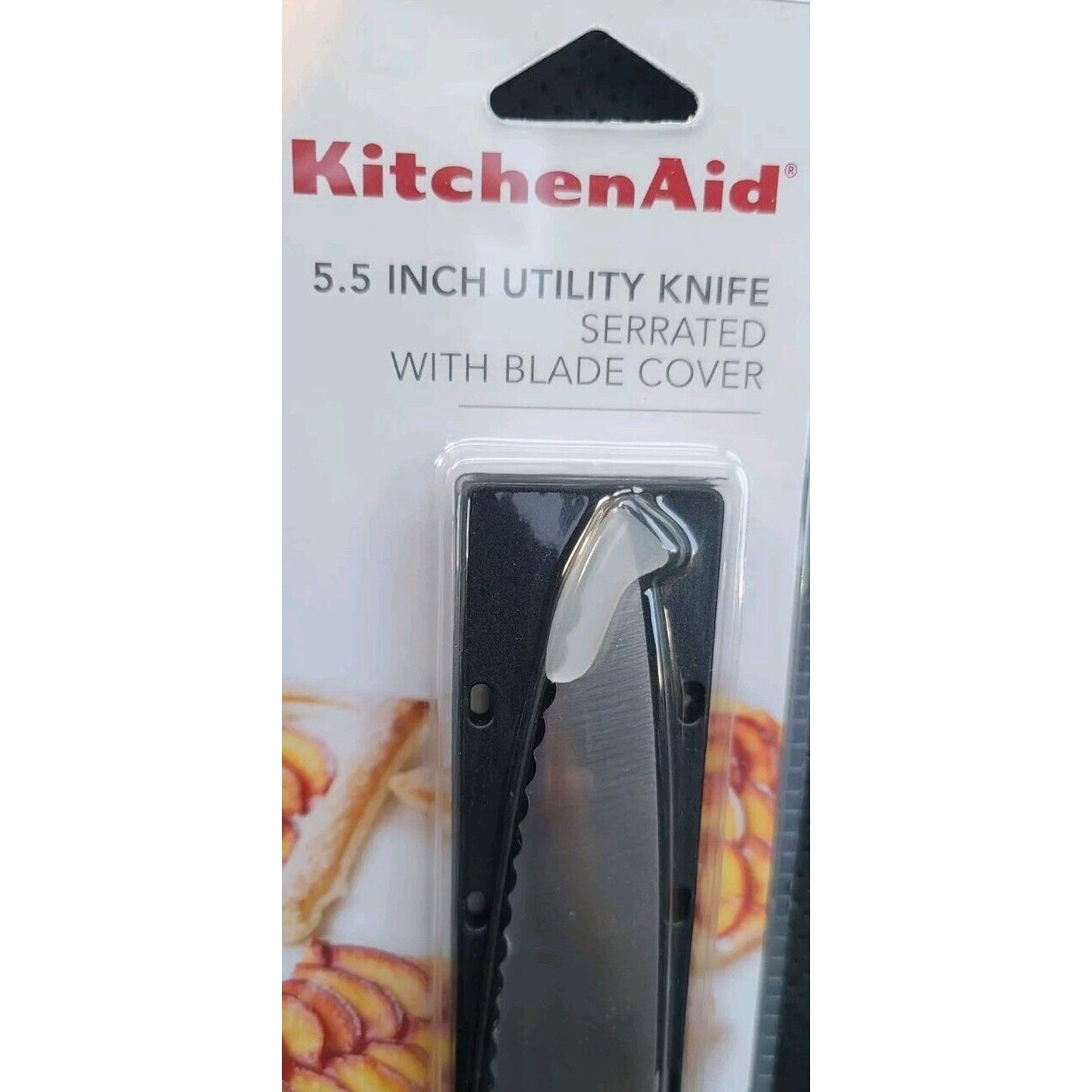 KitchenAid 5.5" FORGED Serrated UTILITY Knife Made from JAPANESE Stainless Steel