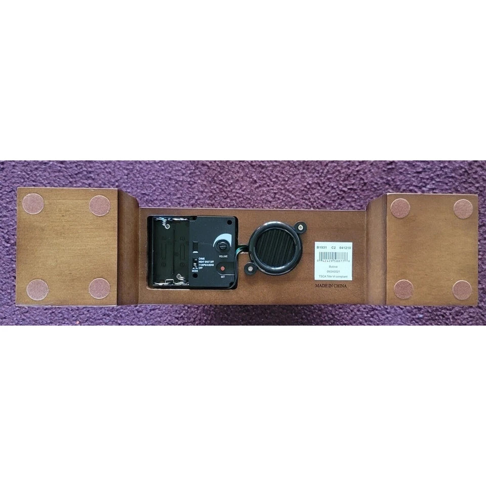 Sturbridge Cherry Chiming Mantle Clock by Bulova