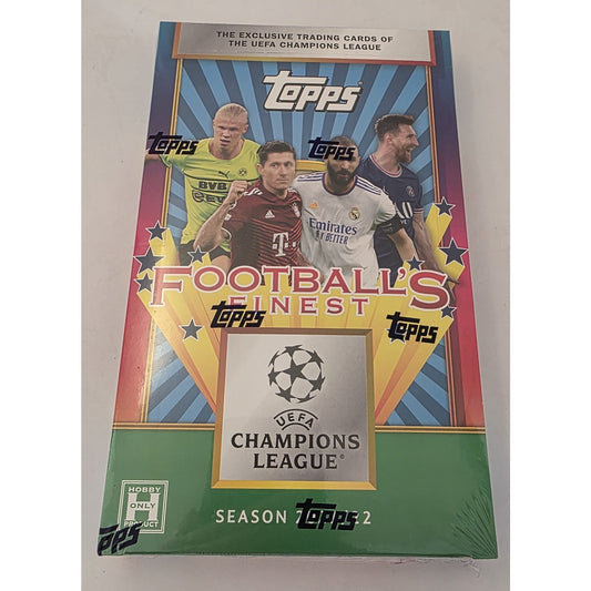 2021-22 Topps UEFA Champions League Finest Flashbacks Factory Sealed Box