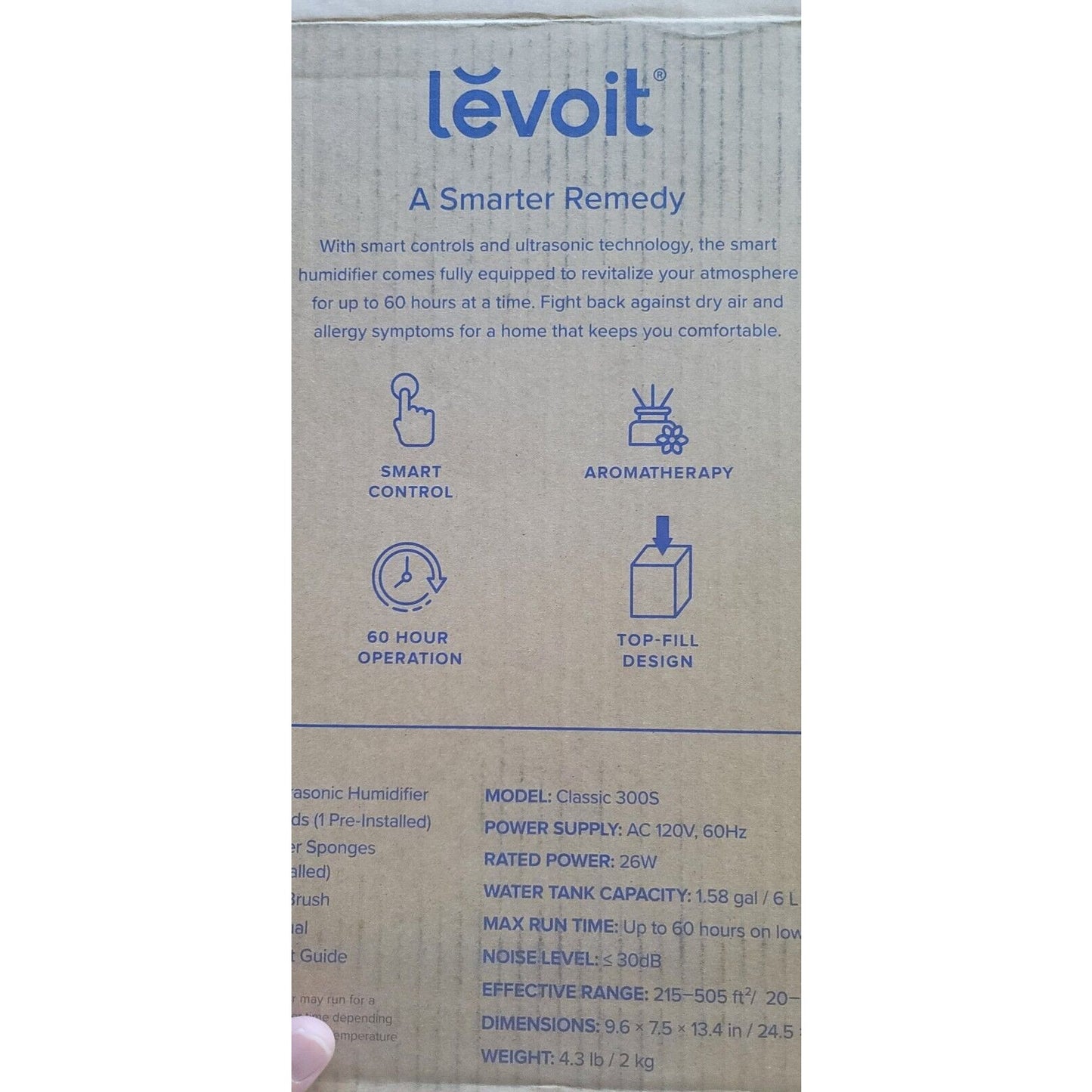 LEVOIT Humidifiers for Bedroom Large Room Home 6L Cool Mist Top Fill