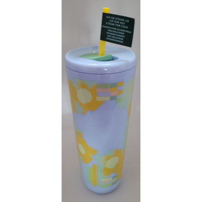 NEW 2025 Starbucks Spring Siren Mermaid Logo Pastel Spring Venti Tumbler & Straw