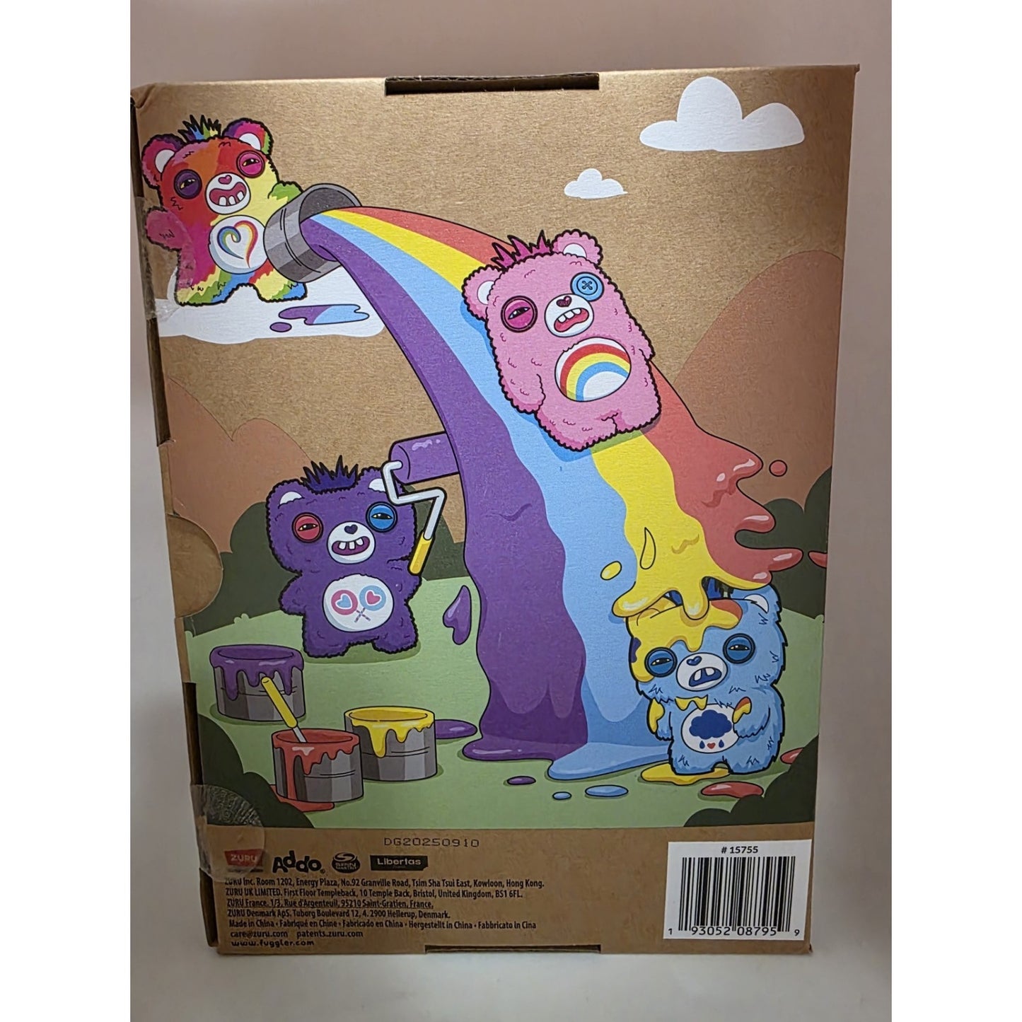NIB Fuggler x Care Bears Togetherness Bear Funny Ugly Monsters Zuru 9 inches