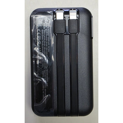 10000mAh Portable Power Bank with Built-in AC Plug & Multiple Output Ports