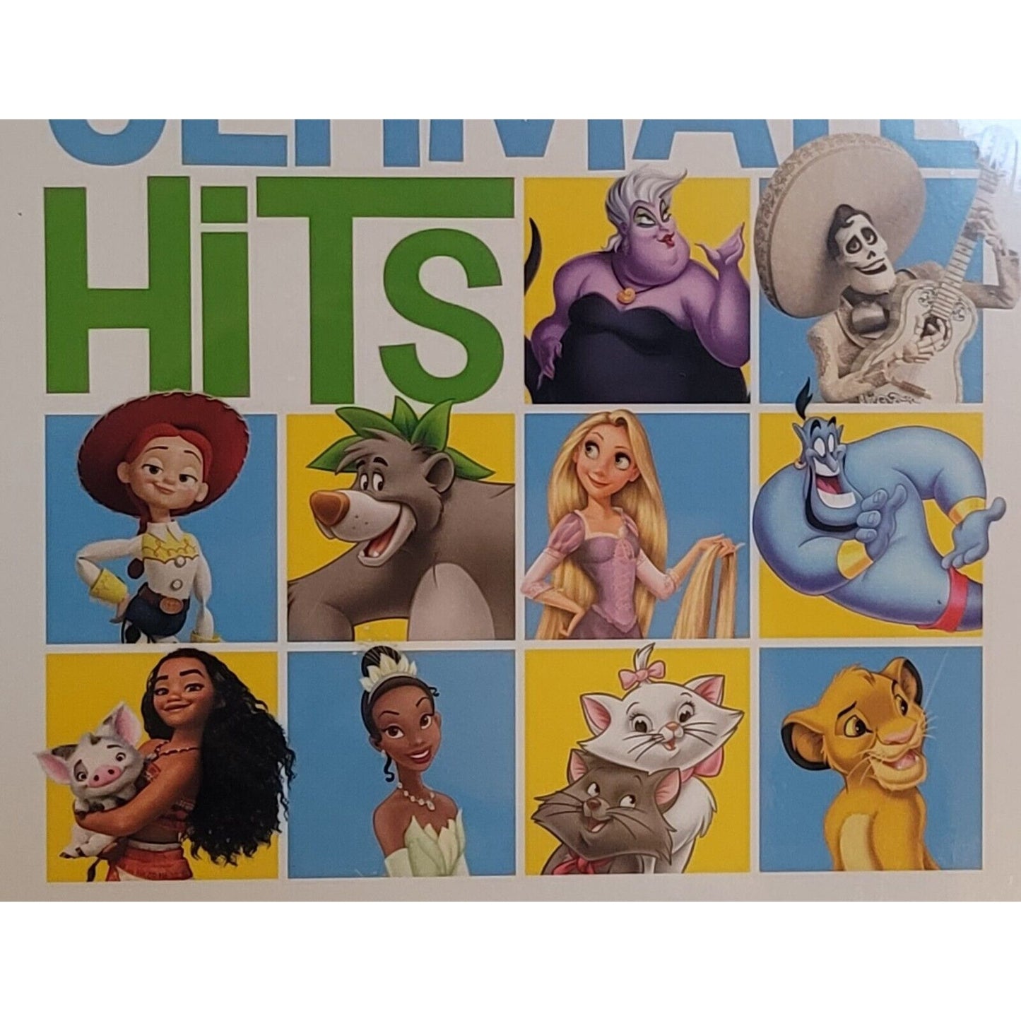 Disney Ultimate Hits Vol. 1-2 (Limited Edition, Green & Blue Vinyl 2LP) NEW