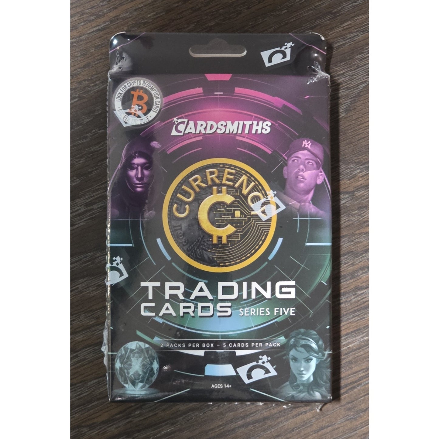 Cardsmiths Currency Series 5 Trading Card Box - 2 Packs Per Box 2025 Crypto