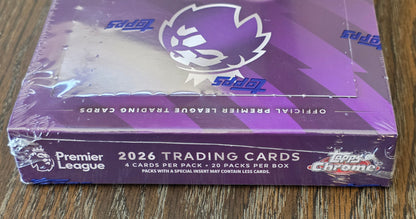 2026 Topps Chrome Premier League - Soccer Hobby Box