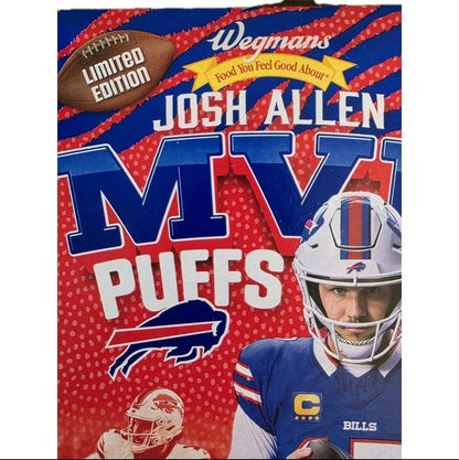 Wegmans MVP Puffs Cereal – Limited Edition Buffalo Bills 15.3 oz Box New Sealed