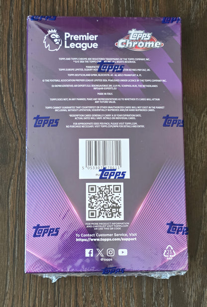 2026 Topps Chrome Premier League - Soccer Hobby Box