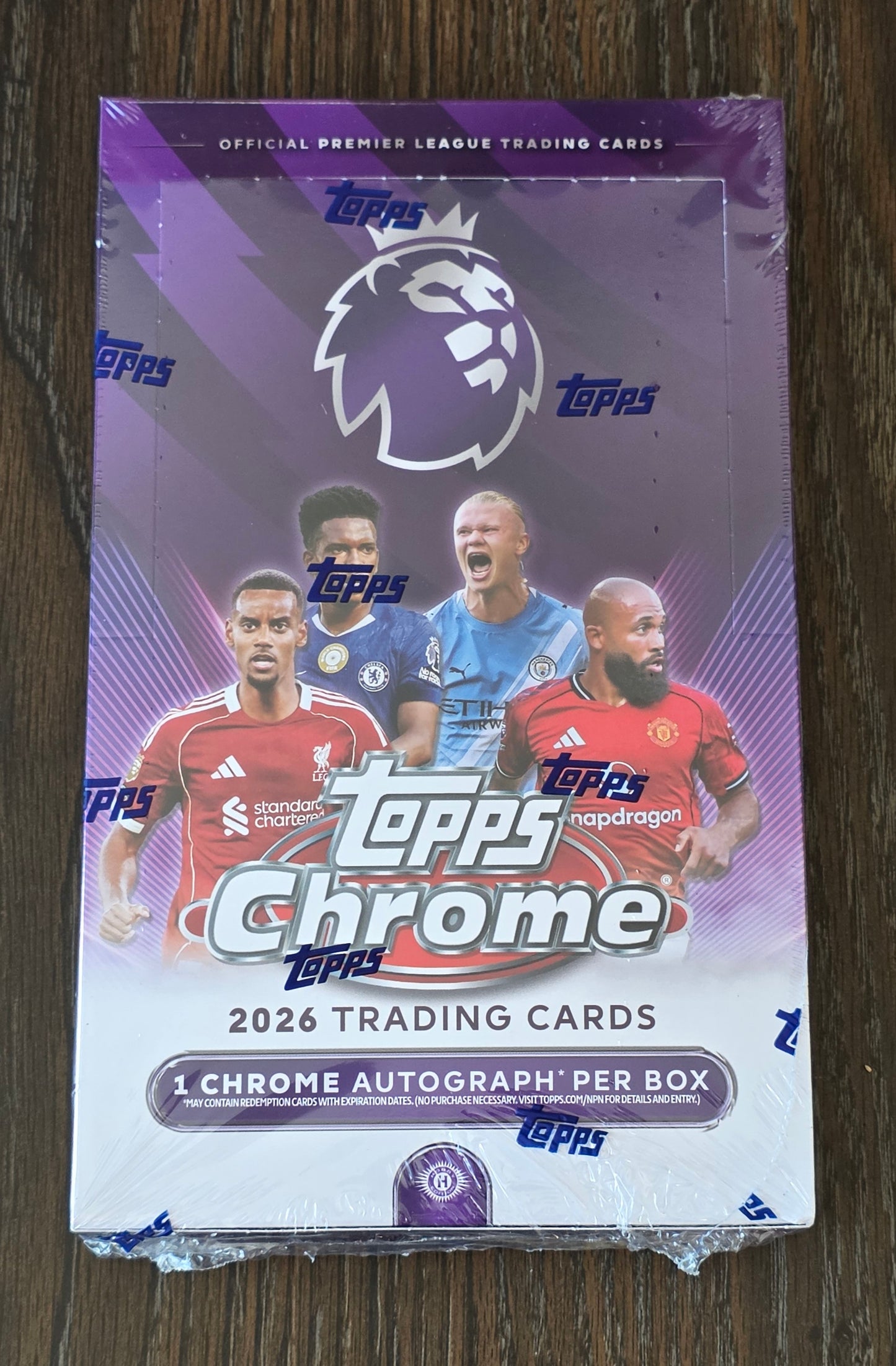 2026 Topps Chrome Premier League - Soccer Hobby Box