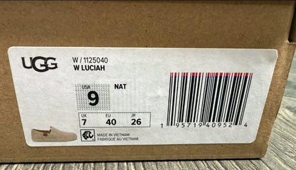 Size 9 UGG Women's Luciah Flats Woven Round Toe Heel T167