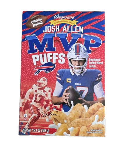 Wegmans MVP Puffs Cereal – Limited Edition Buffalo Bills 15.3 oz Box New Sealed